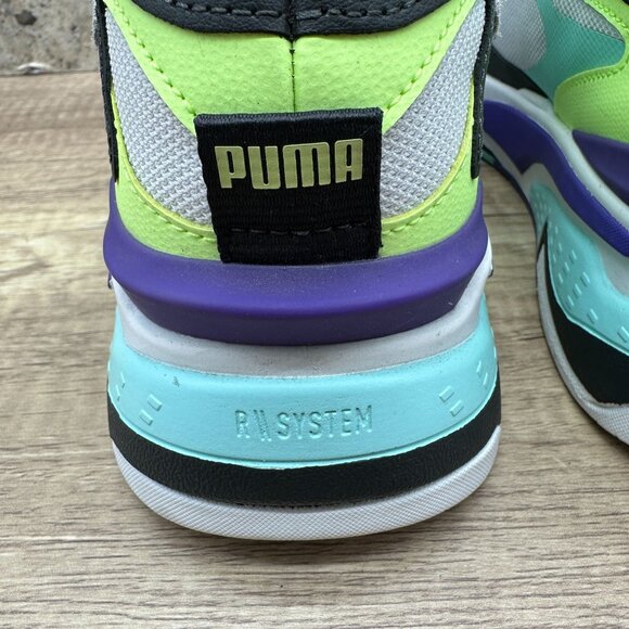 PUMA Sneakers Mens Size 12 White Multicolor RS-Fast Bulky Retro Mesh Leather Lac - Picture 5 of 8